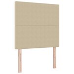 vidaXL Lit Box Spring avec Matelas Vert Clair Gris 120x200 cm Tissu en Velours