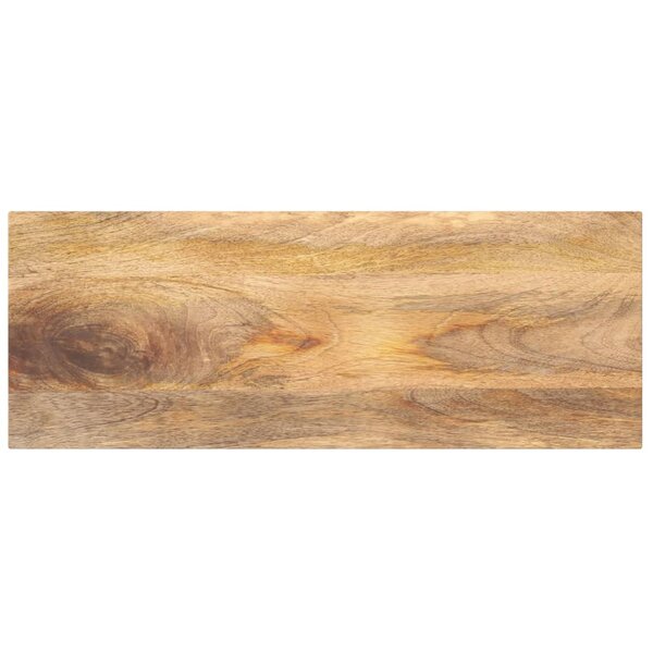vidaXL Dessus de table 90x30x2 5 cm rectangulaire bois massif manguier