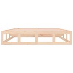 vidaXL Cadre de lit sans matelas 140x190 cm bois massif