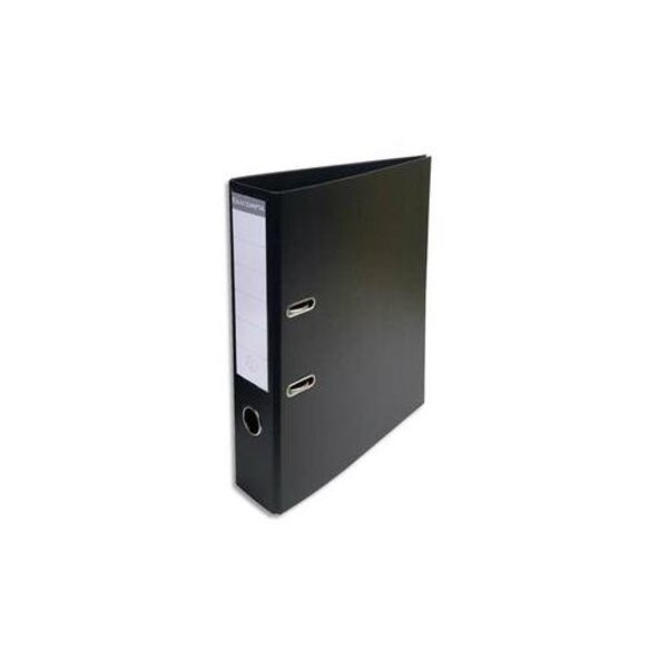 Classeur à levier PVC A4 dos de 70mm. - Noir EXACOMPTA