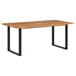 vidaXL Table de salle à manger 180x90x76 cm Bois d'acacia massif