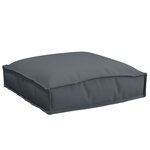 vidaXL Coussins de Palette pour Siège 4 Pièces Anthracite 40x40x8 cm Tissu Oxford