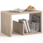 Fmd table basse 2-en-1 59 x 36 x 38 cm chêne 632-001