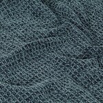 vidaXL Couverture en coton 220 x 250 cm Bleu indigo