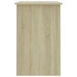 vidaXL Bureau Chêne sonoma 100x50x76 cm Bois d’ingénierie