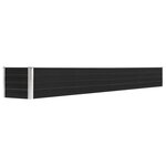 vidaXL Lit surélevé de jardin Acier galvanisé 320x40x45 cm Anthracite