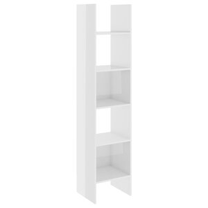 vidaXL Bibliothèque Blanc brillant 40x35x180 cm Bois d’ingénierie