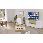 FMD Table basse avec 2 compartiments ouverts 91 8x71 5x45 cm