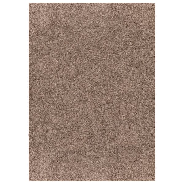 Tapis Shaggy vidaXL avec support en latex Marron 120x170 cm