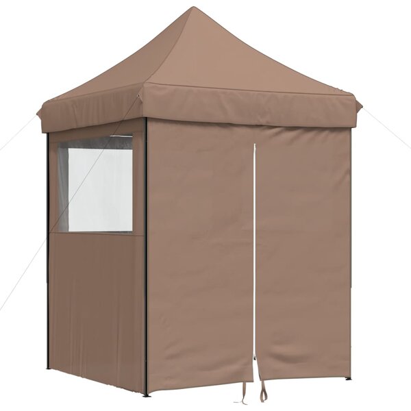 vidaXL Tente de réception pliable escamotable avec 4 parois latérales