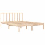 vidaXL Cadre de lit sans matelas bois massif de pin 160x200 cm
