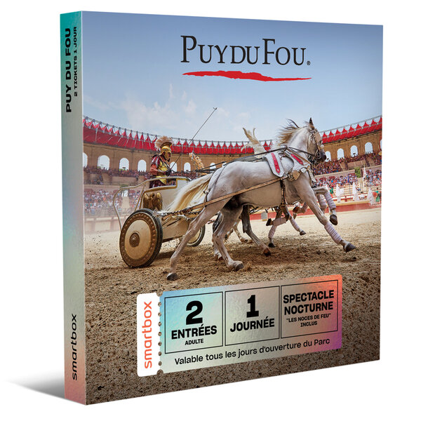 SMARTBOX - Coffret Cadeau Une journée au Puy du Fou en 2025 pour 2 adultes -  Multi-thèmes