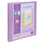Classeur 4 Anneaux 30mm Polypropylène Kreacover Pastel - A4 Maxi - Couleurs Assorties - X 15 - Exacompta