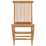 vidaXL Chaises de jardin et coussins anthracite lot de 2 Bois de teck