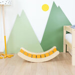 Planche d'équilibre ROKIT - bois massif jaune orangé