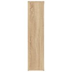 vidaXL Bibliothèque Chêne Sonoma 50x25x106 cm Bois d’ingénierie