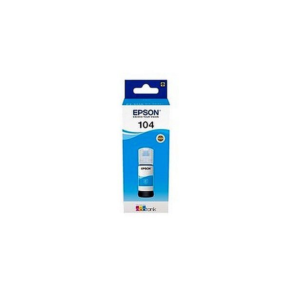 T00p240 - bouteille d'encre cyan ecotank epson 104