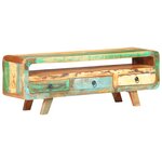 vidaXL Meuble TV 117x30x41 cm Bois de récupération massif
