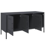 vidaXL Meuble TV anthracite 100 5x39x50 5 cm acier