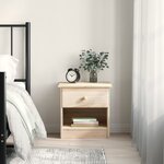 vidaXL Table de chevet ALTA 41x35x41 cm bois de pin massif