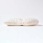 Coussin lombaire ergonomique en coton  Crème - HOMESCAPES