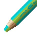 Crayon multi-talents woody 3 in 1 duo - turquoise-vert clair STABILO