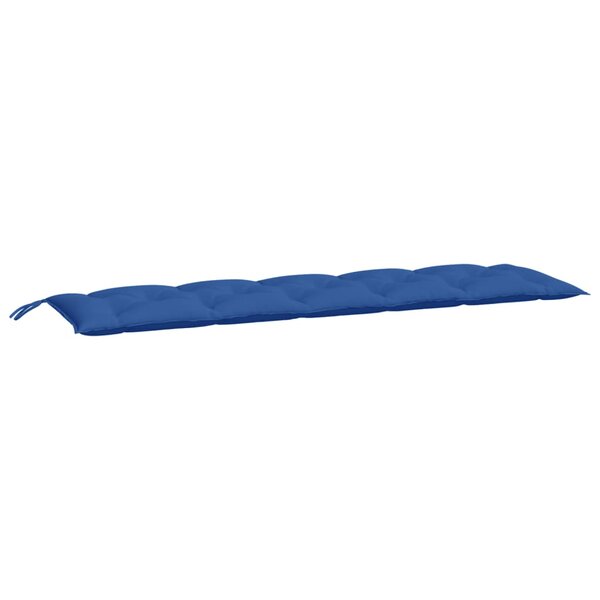 vidaXL Coussin de banc de jardin bleu royal 180x50x7 cm tissu oxford