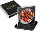 Pièce de monnaie en Argent 1 Dollar g 31.1 (1 oz) Millésime 2024 LAVA EMBRACE