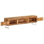vidaXL Meuble TV Bois de récupération massif 140x30x40 cm