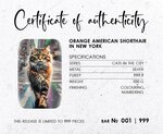 Pièce de monnaie en Argent g 100 Millésime 2024 Cats in the City SHORTHAIR IN NEW YORK