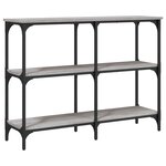 vidaXL Table console sonoma gris 100x29x75 cm bois d'ingénierie
