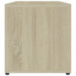 vidaXL Meuble TV Chêne sonoma 80x34x36 cm Bois d'ingénierie