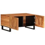vidaXL Table basse 80x51x40 cm bois massif d'acacia