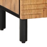 vidaXL Ensemble de meubles de salle de bain 2 pièces en bois d'acacia solide