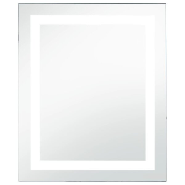 vidaXL Miroir à LED pour salle de bains et capteur tactile 60x80 cm