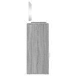 vidaXL Ensemble de coiffeuse 4 Pièces sonoma gris bois d'ingénierie