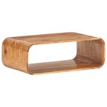 vidaXL Table basse 90x50x30 cm Bois d'acacia massif