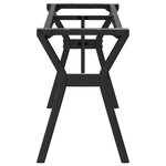 vidaXL Pieds de table basse cadre en Y 140x30x43 cm acier