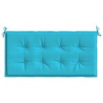 vidaXL Coussin de Banc de Jardin Turquoise 100x50x4 cm Tissu Oxford