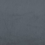 vidaXL Cadre de lit avec tête de lit Gris foncé 120x200 cm Velours