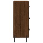 vidaXL Buffet Chêne marron 34 5x34x90 cm Bois d'ingénierie