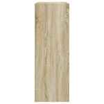 vidaXL Armoire à chaussures chêne sonoma 80x34x96 5 cm bois ingénierie