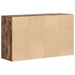 Buffet vidaXL Chêne fumé Bois d'ingénierie 120 x 36 x 69 cm Buffet