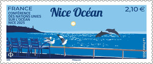 Timbre - Europa - Nice Océan - Lettre Internationale