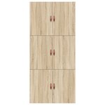 Cadre de Lit de Rangement vidaXL Chêne Sonoma 80x200 cm