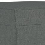 vidaXL Ensemble de canapés 3 Pièces coussins gris foncé tissu