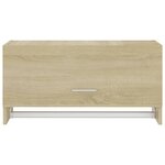 vidaXL Garde-robe chêne sonoma 70x32 5x35 cm bois d'ingénierie