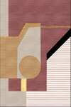 Tapis d'intérieur BURANO 160 x 230 cm - Rose