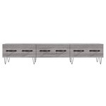 vidaXL Meuble TV sonoma gris 150x36x30 cm bois d'ingénierie
