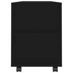 vidaXL Meuble TV noir 102x34 5x43 cm bois d'ingénierie
